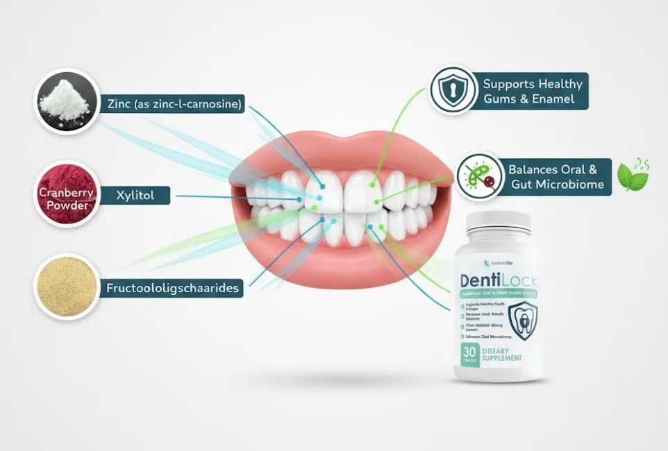 DentiLock, Oral Health, Fresh Breath, Strong Enamel, Gums